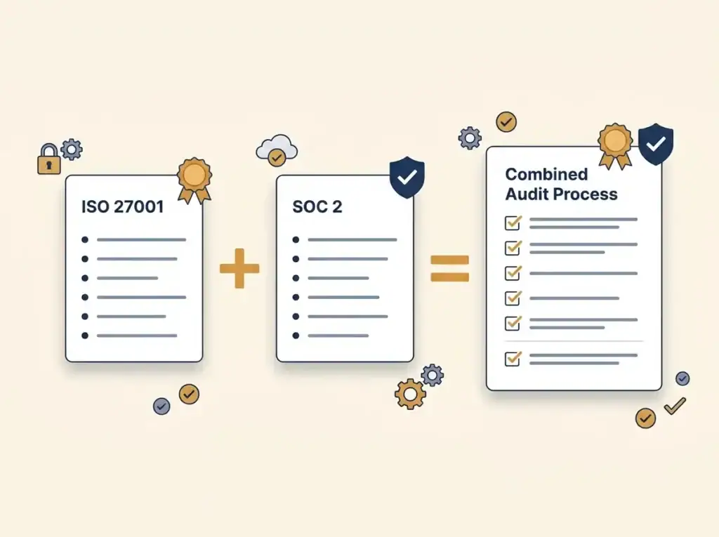 Leveraged audit combining ISO 27001 and SOC 2